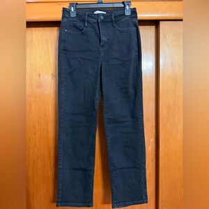 Nine West Black Slim Straight Jeans size 6